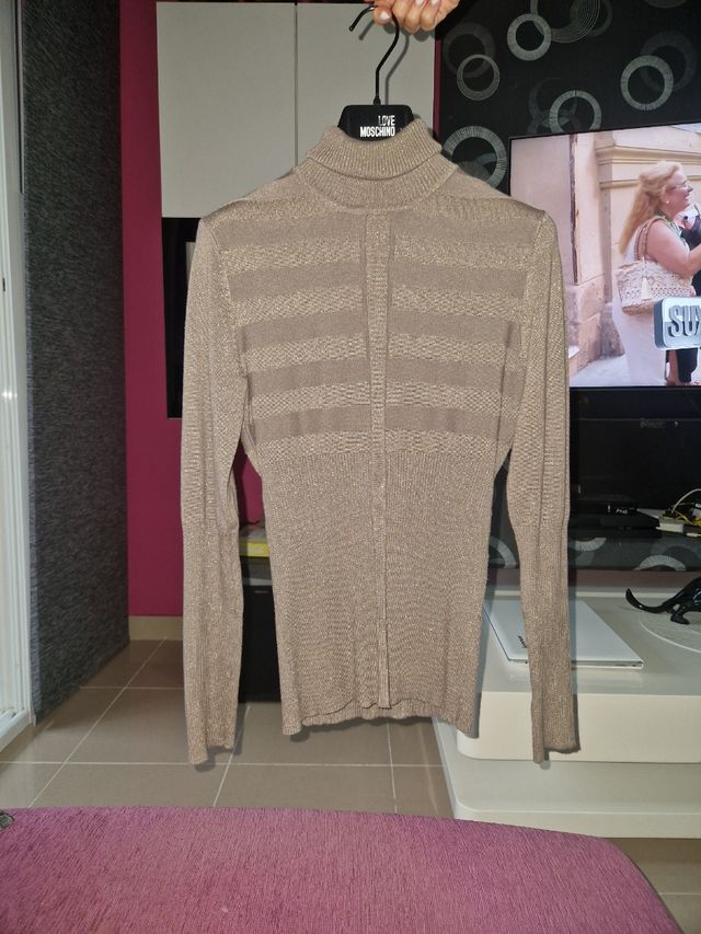 Jersey Morgan beige mujer