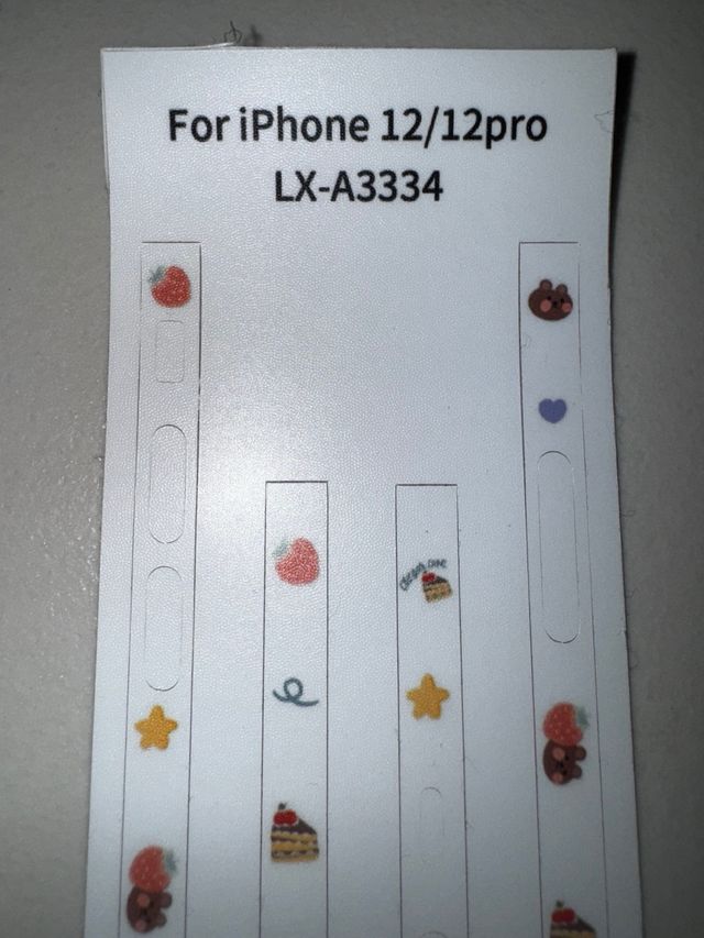 1 set pellicole bordi iPhone 12, 12Pro