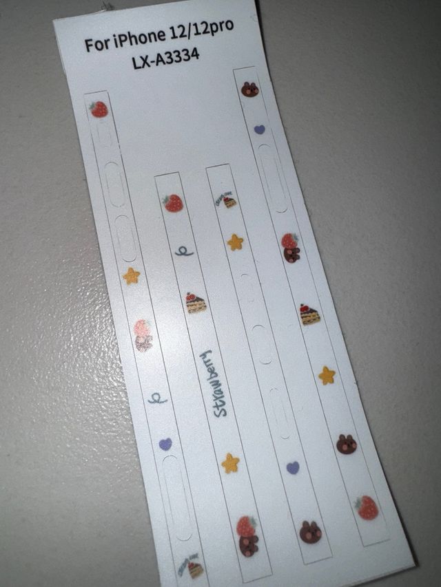 1 set pellicole bordi iPhone 12, 12Pro