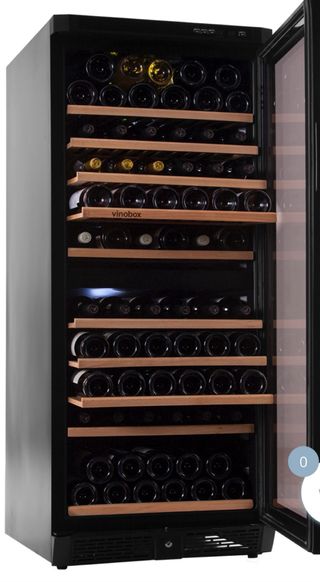 Vinoteca VINOBOX 110GC 2T negra
