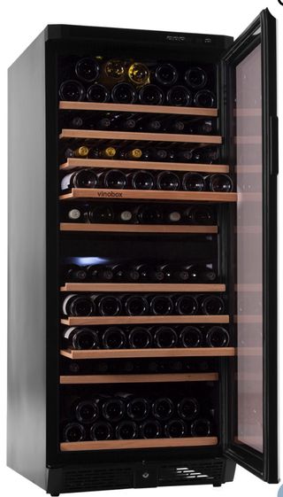 Vinoteca VINOBOX 110GC 2T negra