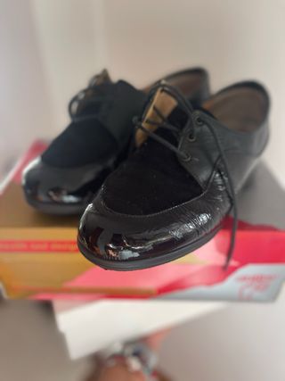 Zapato Ortopédico Negro Mujer