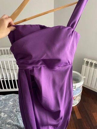Vestido fiesta morado