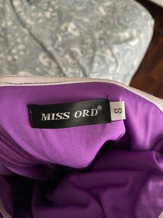 Vestido fiesta morado