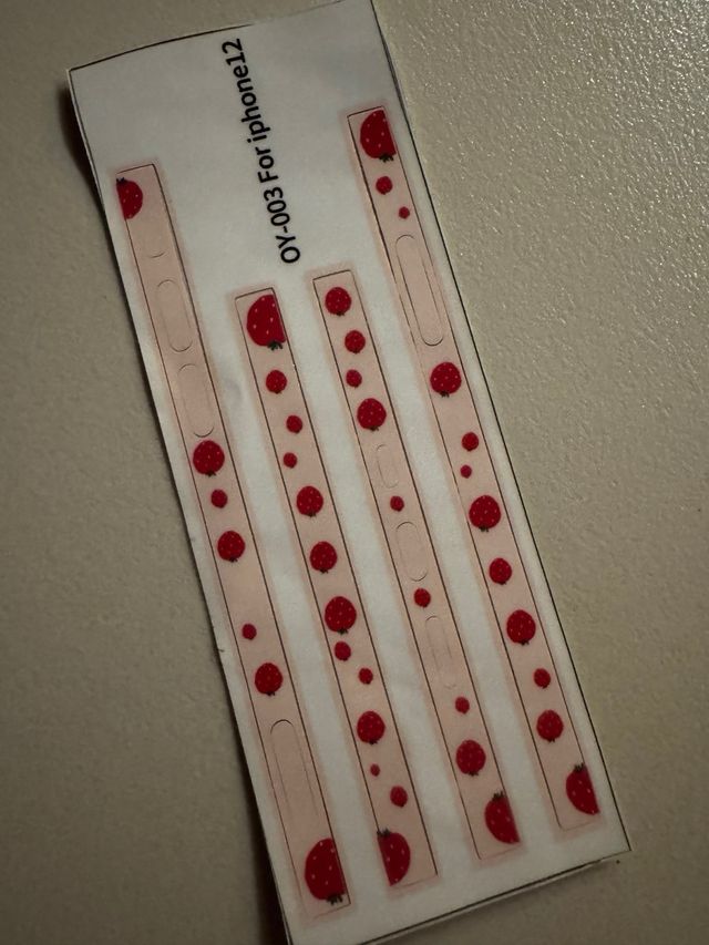 1 set pellicole bordi iPhone 12, 12Pro