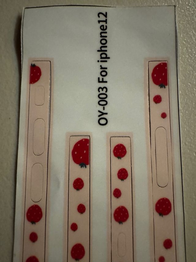 1 set pellicole bordi iPhone 12, 12Pro