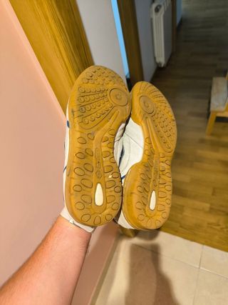 Zapatillas Fútbol Sala Lotto - Blancas y Azules