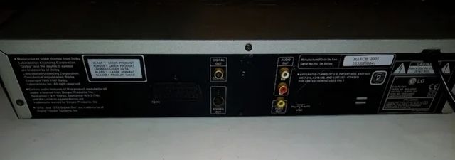 Reproductor DVD LG DVD-3206B