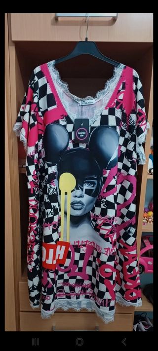 Vestido Disena graffiti 