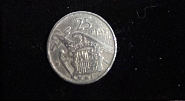 25 pesetas España 1957