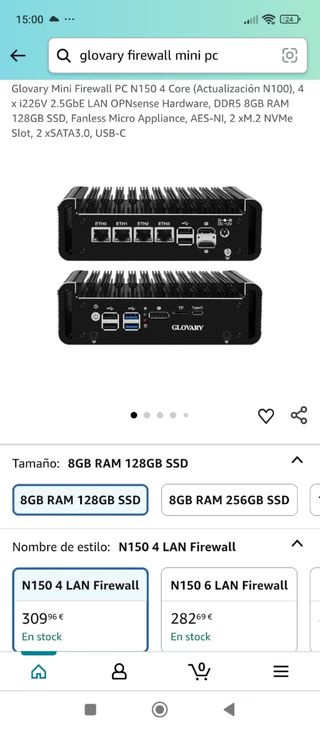 Glovar Firewall Mini PC N150