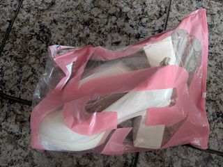 Tacones beige mujer