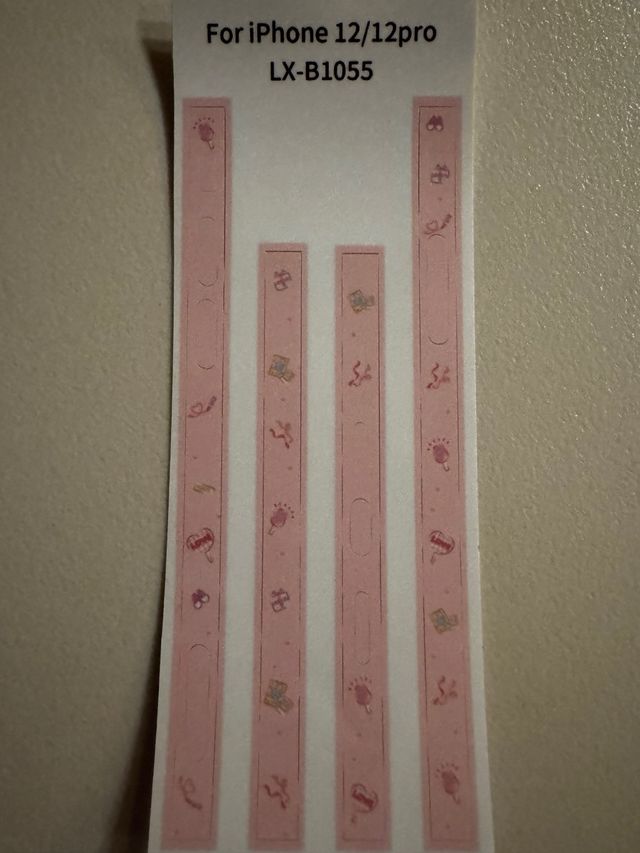 1 set di pellicole bordi iPhone 12, 12Pro