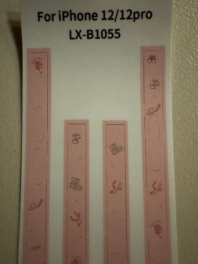 1 set di pellicole bordi iPhone 12, 12Pro