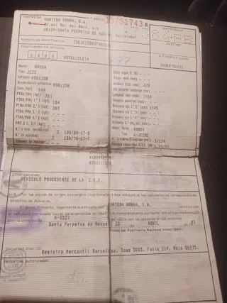 Honda NSR 125r-Matricula de BCN-Restaurada en 2017