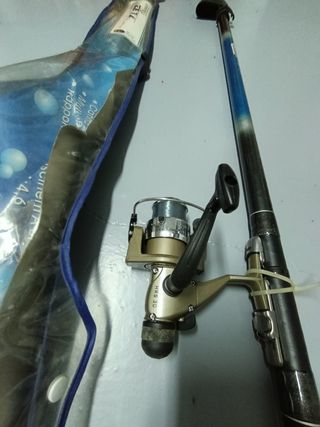 Caña Pesca Telescópica Carbono 3,90m
