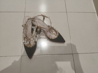 Zapatos SHEIN tacón, dorados, 37