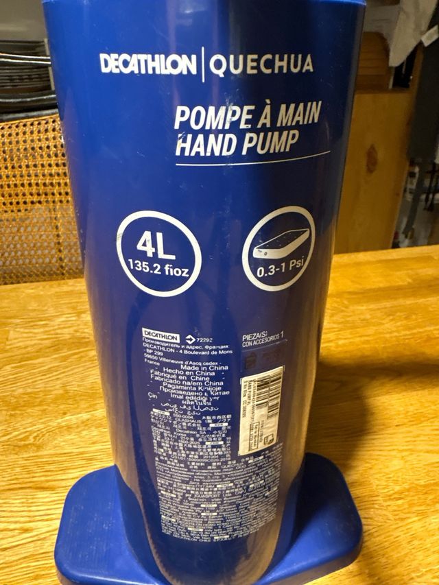 Hinchador manual 4L quechua