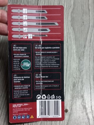 Juego sierras calar Parkside (5 uds)