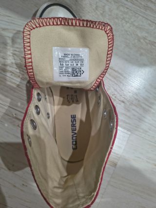Converse rojas 36
