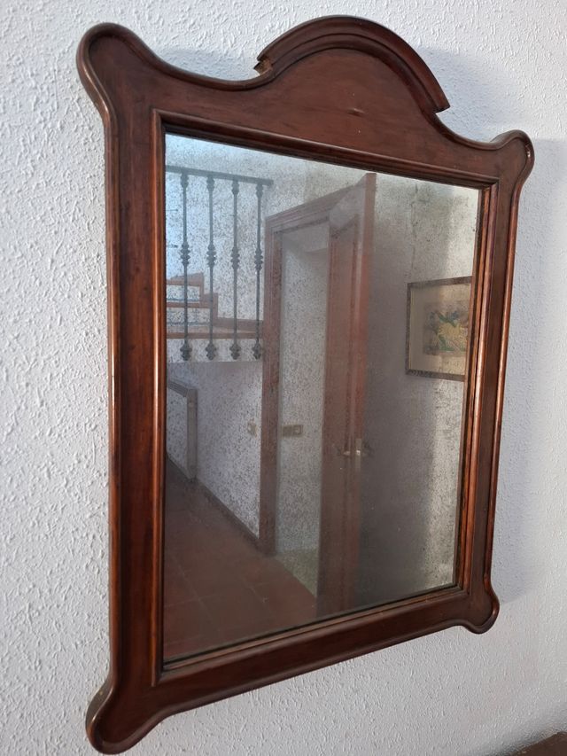 Espejo vintage años 50 - Madera