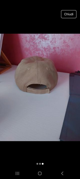 Cappellino Lanzarote beige/nero