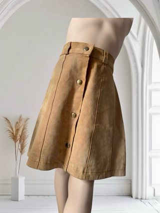 Gonna vintage pelle Stefanel