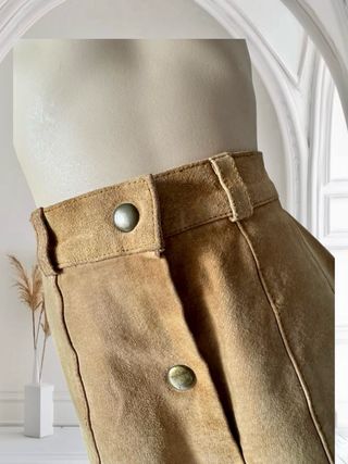 Gonna vintage pelle Stefanel