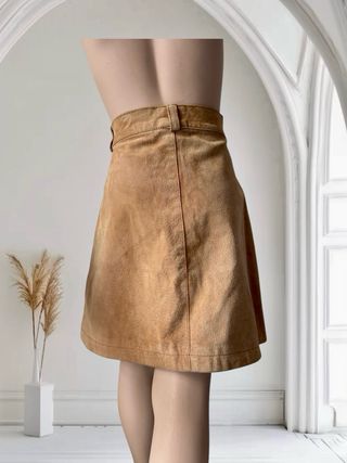Gonna vintage pelle Stefanel