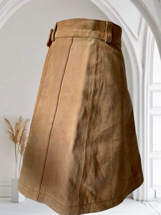 Gonna vintage pelle Stefanel