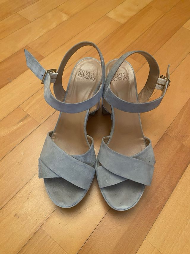 Sandali Silvia Rossini - Camoscio Grigio