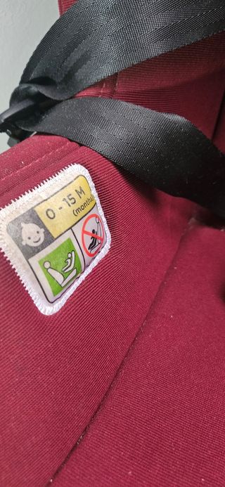 Silla coche bebé Nuna - roja