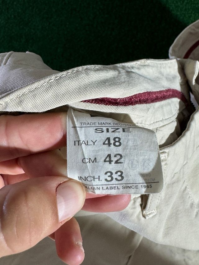 Pantaloni Carrera Beige Tg.M