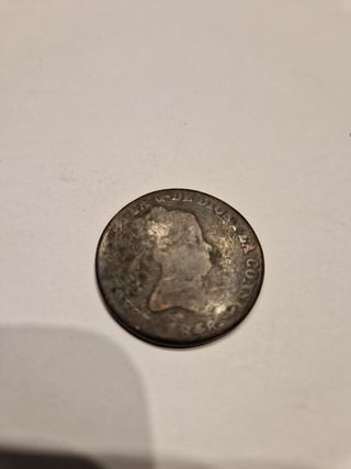 Moneda 8 Maravedís 1848