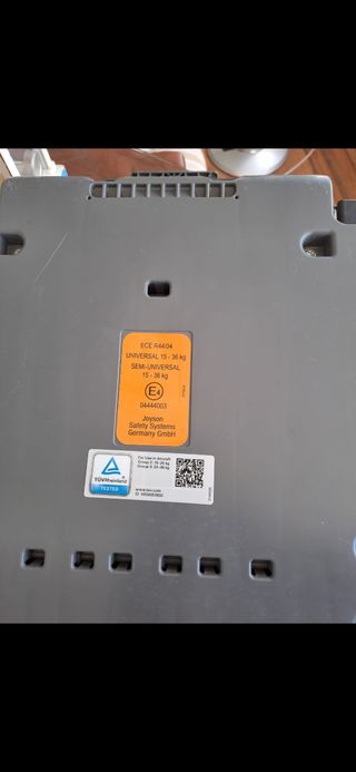 Silla seguridad coche Grupo 2/3, chollo