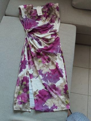 Vestido midi floral