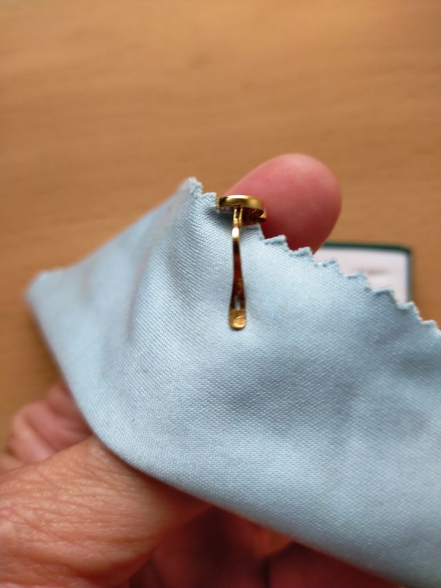 Pendientes oro 18k .