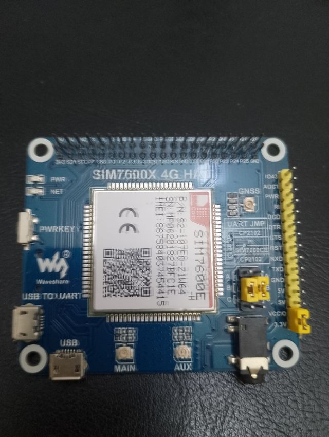 Módulo GPS, TELEFONO, Bluetooth Pi4/Pi3