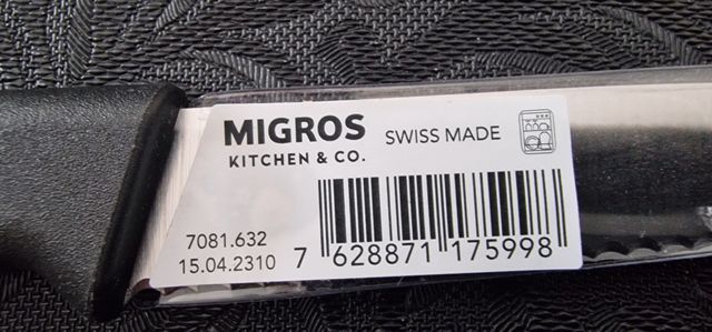 Cuchillo MIGROS Suiza