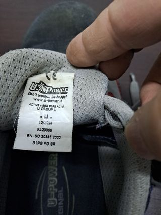 Zapatos seguridad U Power - Gris/Azul