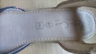 Alpargatas cuña mujer -talla 41