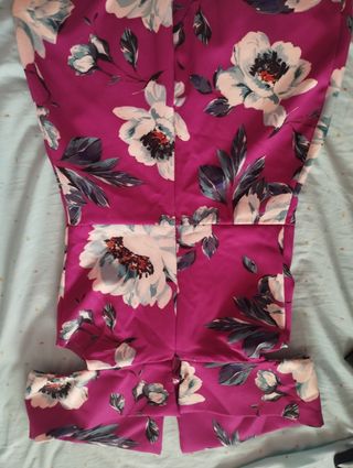 Vestido floral morado - Talla M