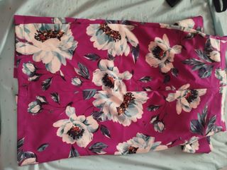 Vestido floral morado - Talla M