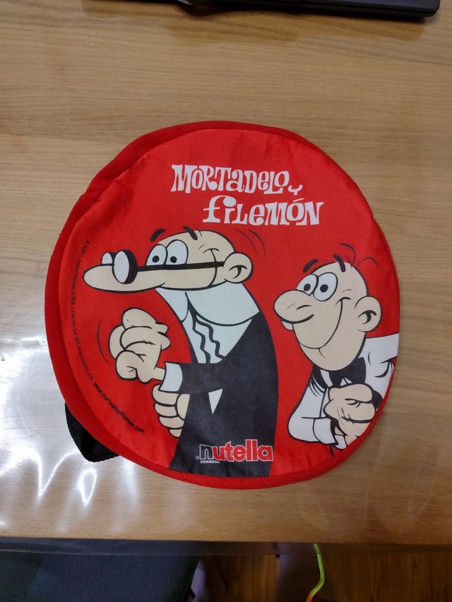 Mochila Mortadelo y Filemón Nutella
