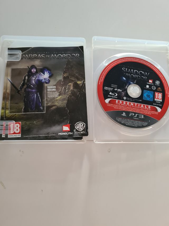 Sombras Mordor PS3 (Tierra Media)