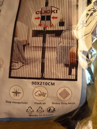 Mosquitera magnética 90x210cm