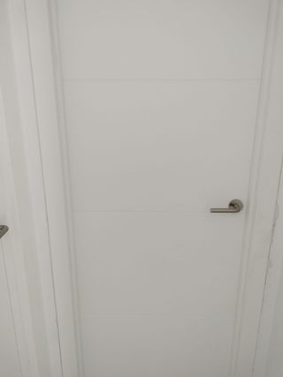 Puertas paso macizas blancas