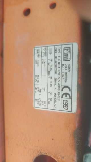 Compresor aire 400l 5.5cv