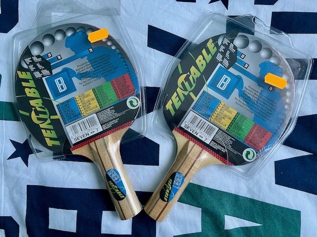 2 Palas Ping Pong Tencable Seven