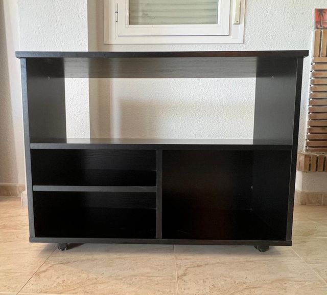 Mueble TV - Negro - Madera